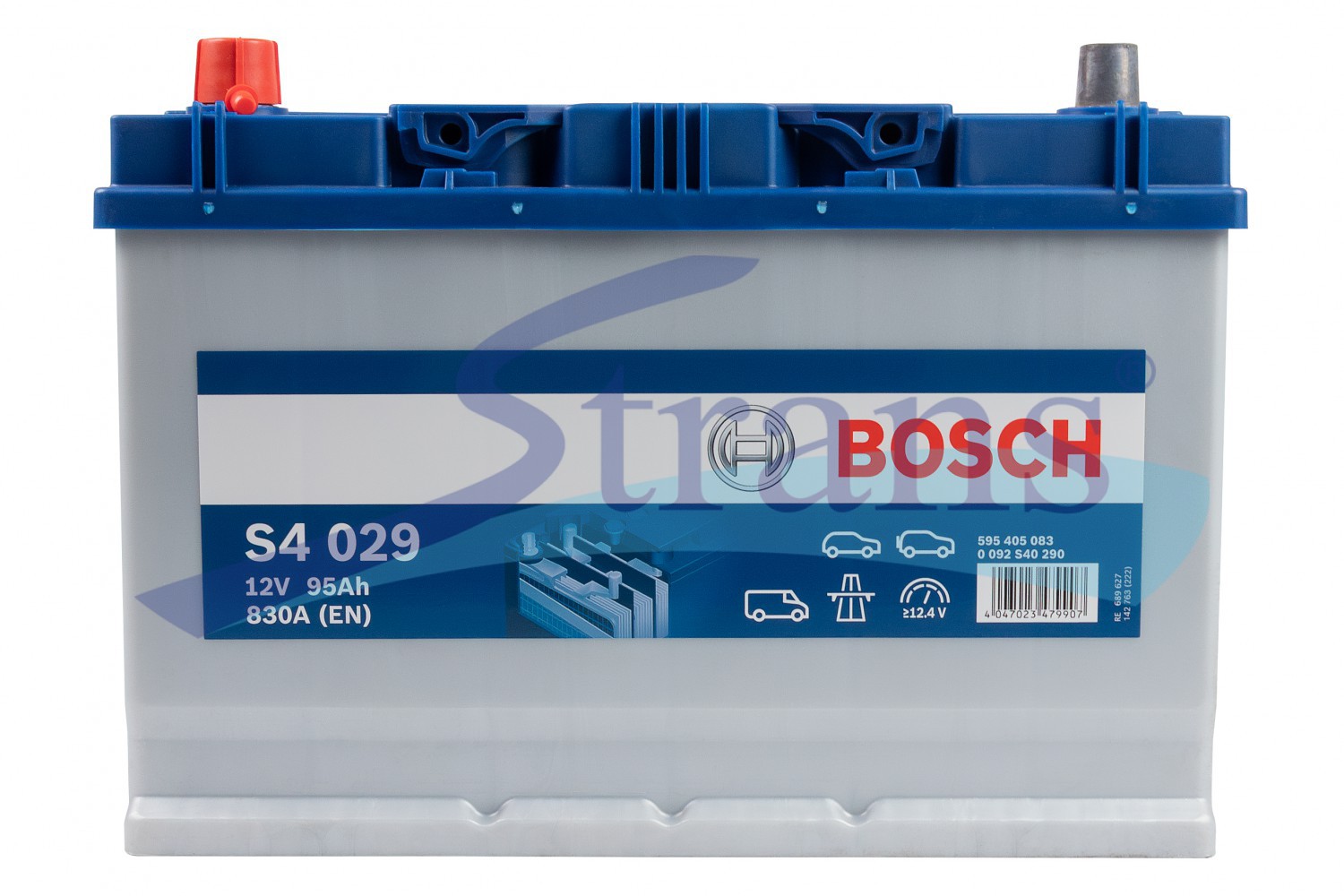 専用 赤10パック 青10パック Акумулятор Bosch 12V 95Ah 830A S4 L+ 306*173*225Mm 0092S40290